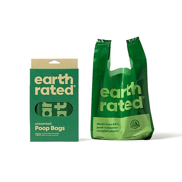 Earth Rated Unscented Handle Poop Bags (120 Count)
