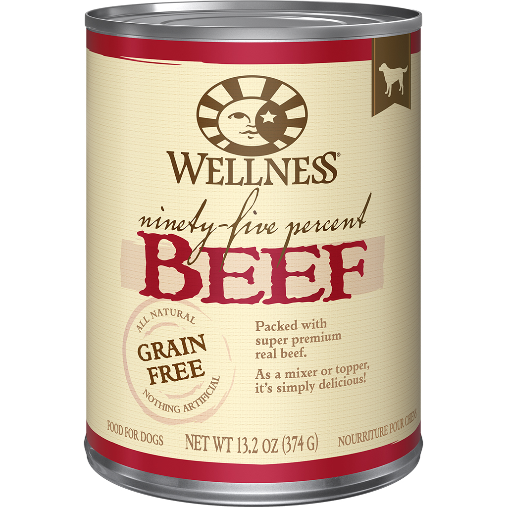 Wellness 95% Beef Mixer or Topper | Dog (13.2oz)