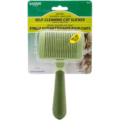 Safari Self Cleaning Cat Slicker Brush