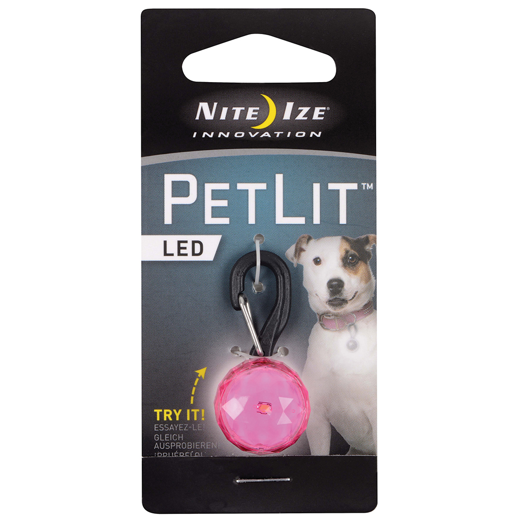 PetLit LED Collar Light | Jewel Pink