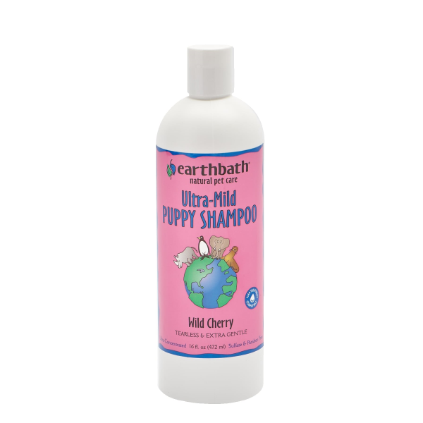 Earthbath Ultra-Mild Puppy Shampoo Wild Cherry (16oz)