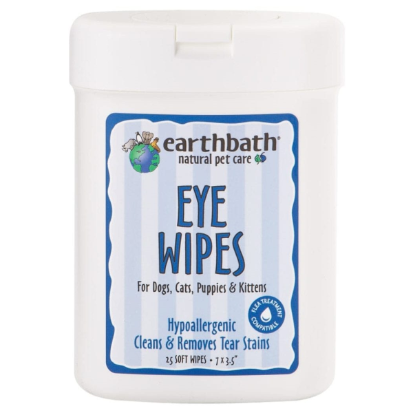 Earthbath Hypo-Allergenic Eye Wipes (25 pack)