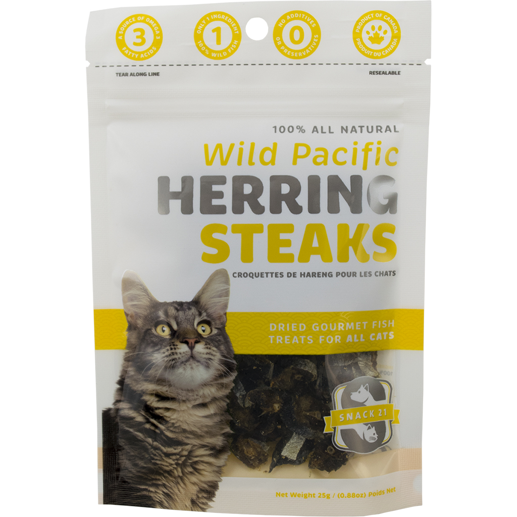Snack 21 Herring Steaks | Cat (25g)