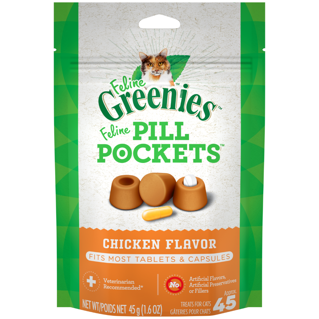 Greenies Chicken Pill Pockets | Cat (1.6oz)