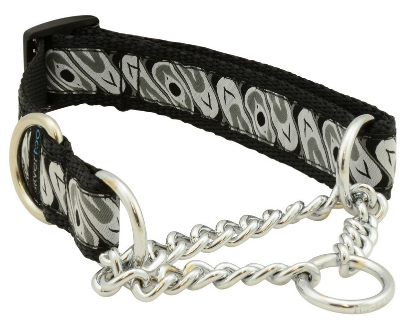 Silverfoot Dog Training Collar - Flip Flops Silver FL9 (14&quot;-21&quot;)
