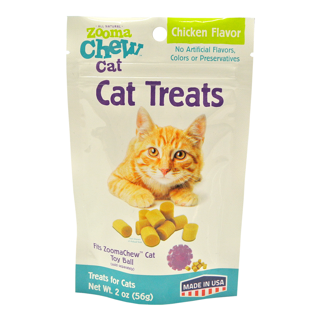 Zooma Chew Treat-Dispensing Cat Toy Ball Refill (2oz)