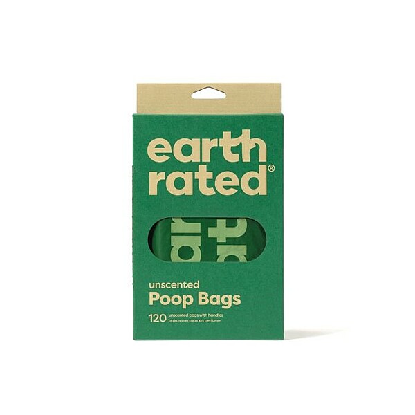 Earth Rated Unscented Handle Poop Bags (120 Count)