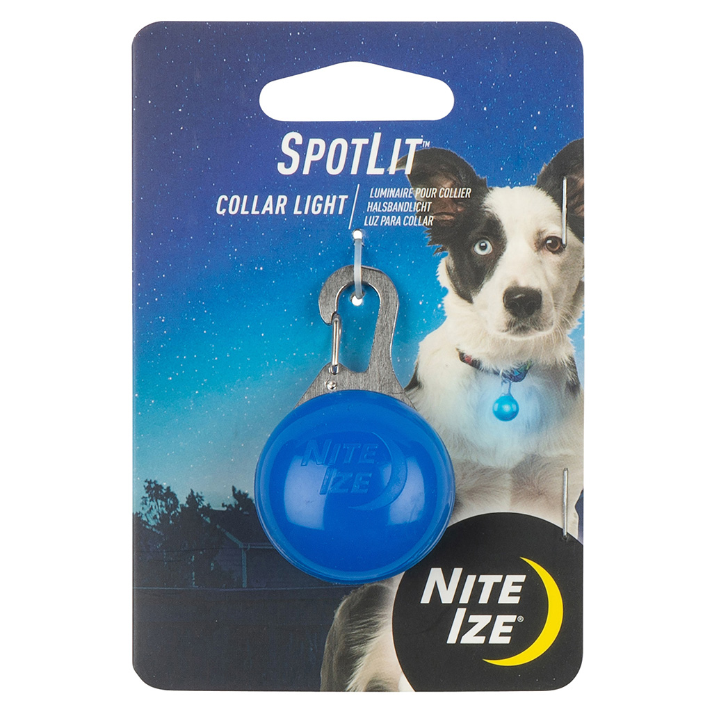 Nite Ize SpotLit LED Collar Light | Blue Plastic