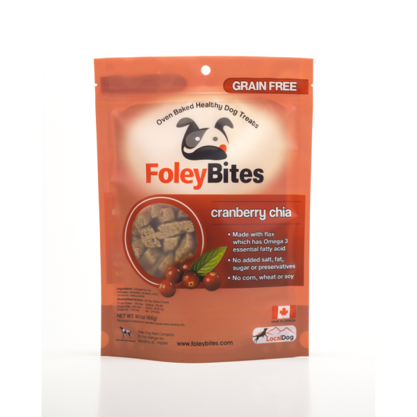 FoleyBites Grain-Free Cranberry Chia (14.1oz)
