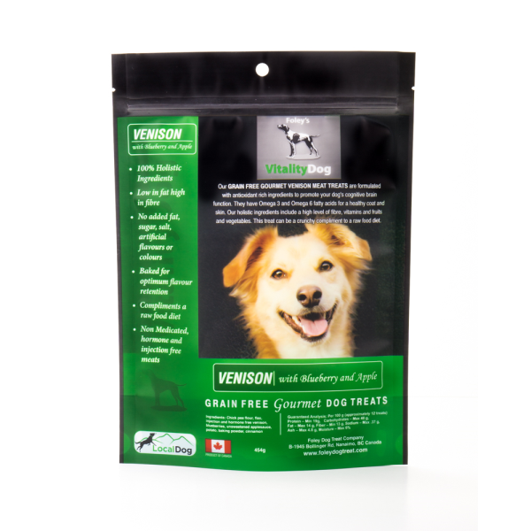 Vitality Dog Venison with Blueberry &amp; Apple (454g)
