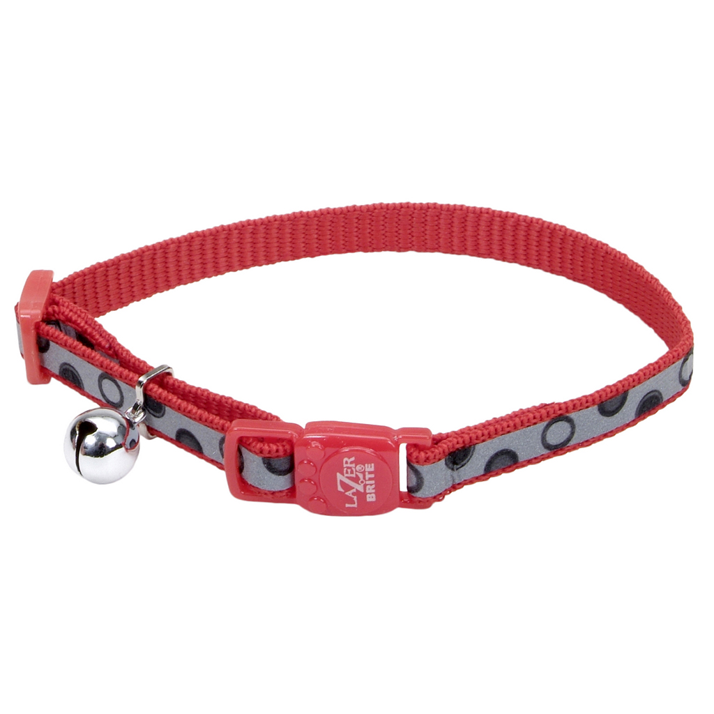 Lazer Brite Breakaway Cat Collar (8-12 x 3/8&quot;)