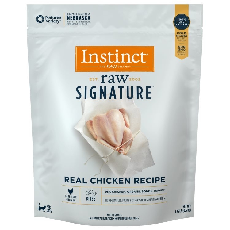 Instinct Raw Signature Cat 95% Chicken Bites (567g)