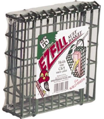 C&amp;S EZ Fill Suet Basket Feeder Green