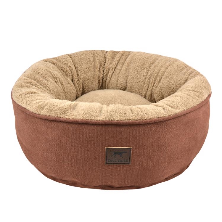 Tall Tails Brown Donut Bed (18 x 18 x 7&quot;)