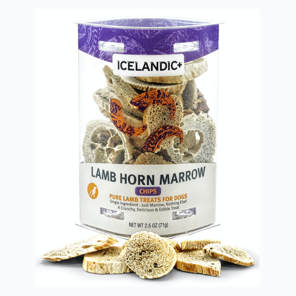 Icelandic+ Lamb Horn Marrow Treats (2.5oz)