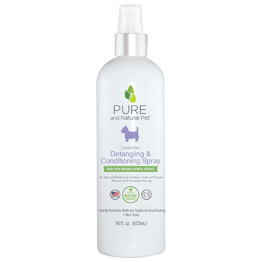 Pura Natural Detangling &amp; Conditioning Spray (16oz)