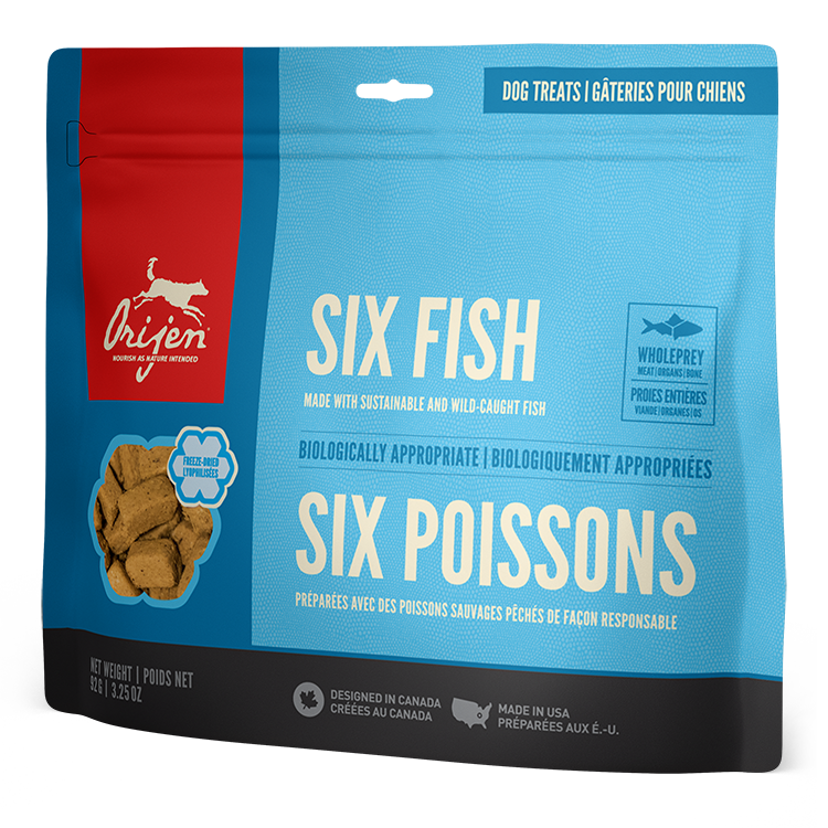 Orijen Six Fish Freeze Dried Treats | Dog