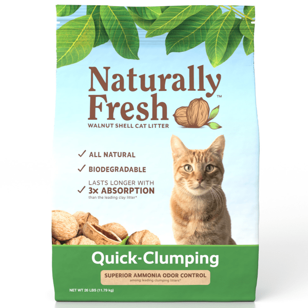 Naturally Fresh Walnut Shell Cat Litter | Quick Clumping