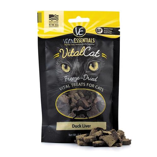 Vital Essentials Freeze-Dried Duck Liver | Cat (0.9 oz)