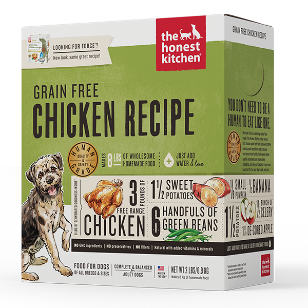 Honest Kitchen Dehydrated Grain Free Force Chicken | Dog (10lbs)