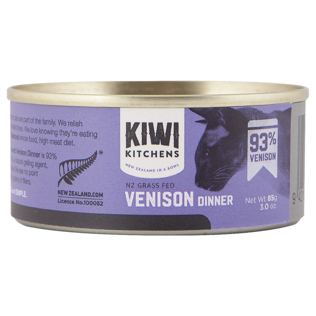 Kiwi Kitchens Grass Fed 93% Venison | Cat