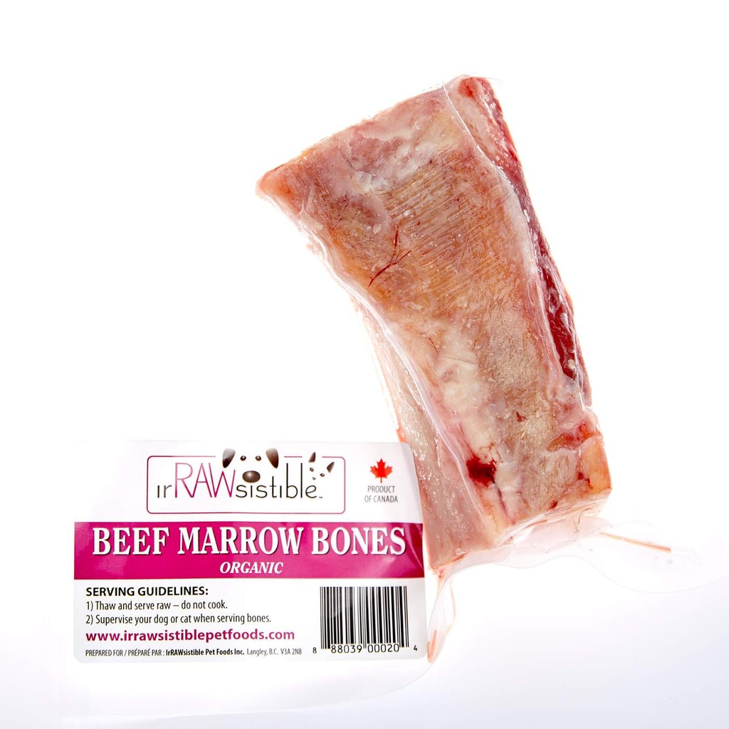IrRAWsistible Frozen Beef Marrow Bone (5&quot;)