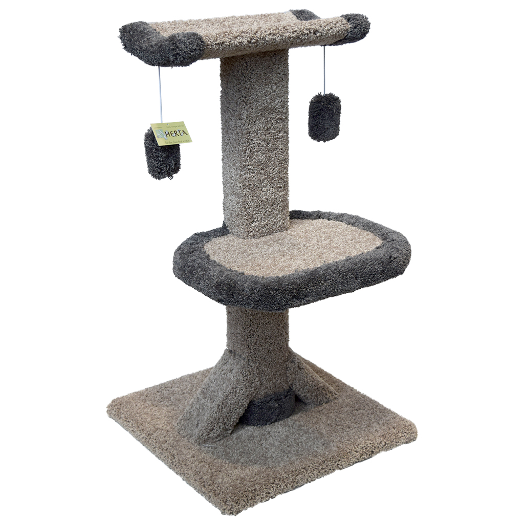 Deluxe Kitty Cradle Scratching Post (3' high)