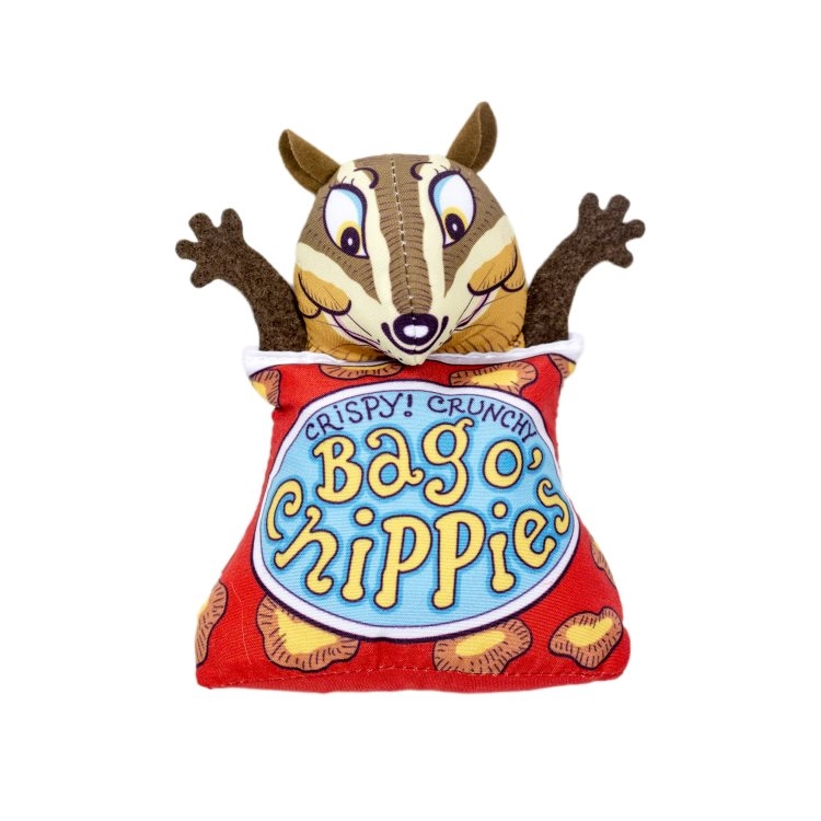 Fuzzu Fluffy Snack Bar Bag O Chippies Cat Toys