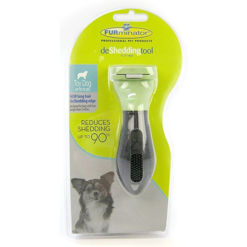 FURminator Deshedding Tool for Dogs (Toy Breed, Long Hair)