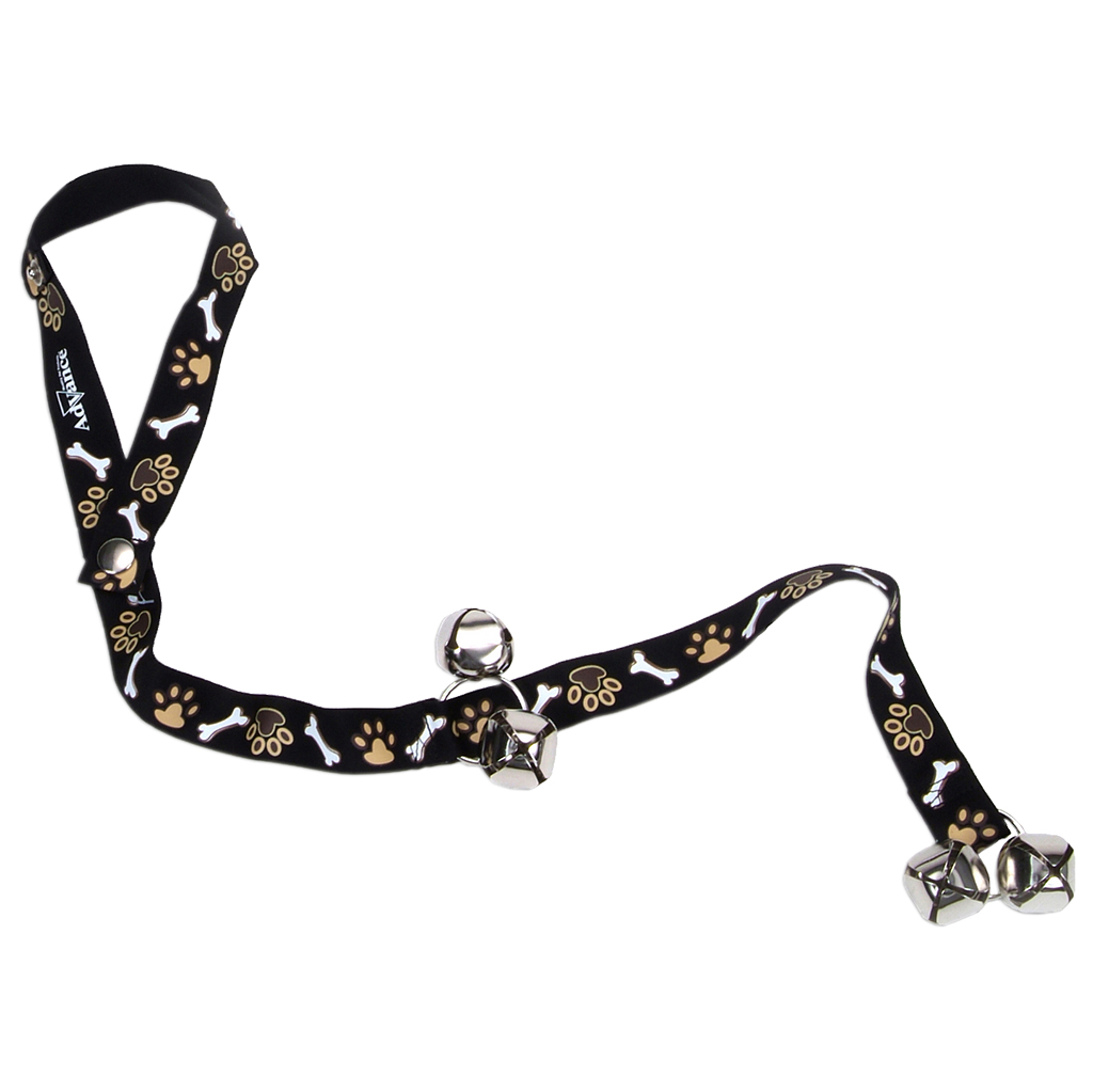 Coastal Potty Training Bells - Brown Paws &amp; Bones (31&quot;)