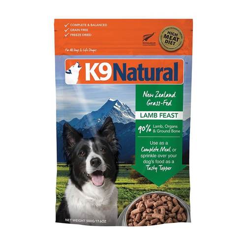 K9 Natural Freeze Dried Lamb Feast | Dog (500g)