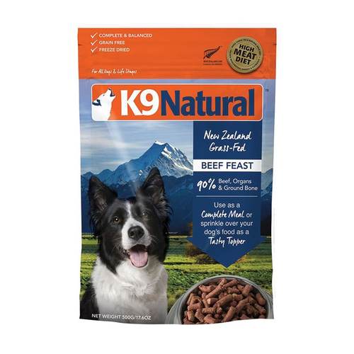 K9 Natural Freeze Dried Beef Feast | Dog (500g)