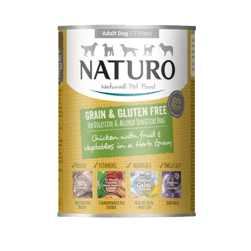 Naturo Chicken with Fruit &amp; Vegetables | Dog (390g)