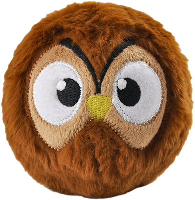 Hugsmart DuraGuard 2-in-1 Zoo Ball | Owl (4&quot;)