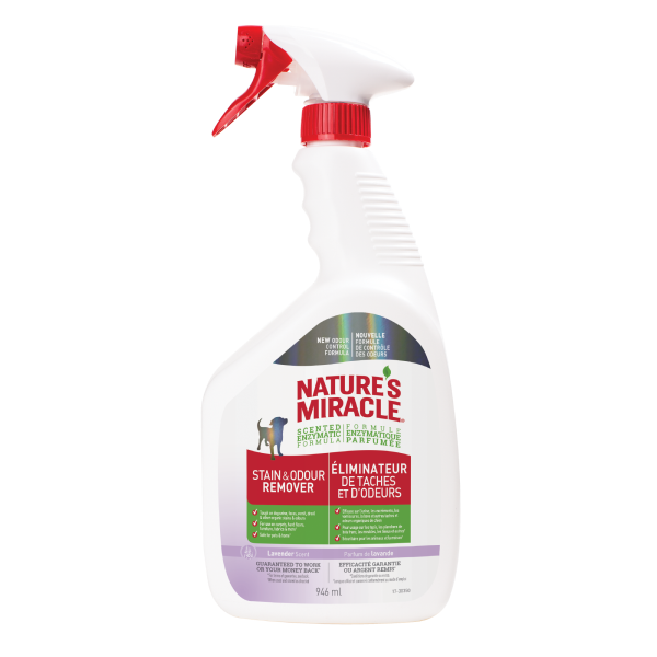 Nature's Miracle Lavender Stain &amp; Odour Remover | Dog (32oz)