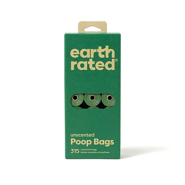 Earth Rated Unscented Refill Bags | 21 Rolls (315 bags)