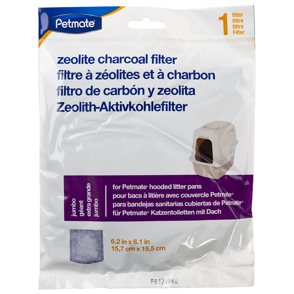 PetMate ZeoLite Charcoal Filter | Jumbo Hooded Pan