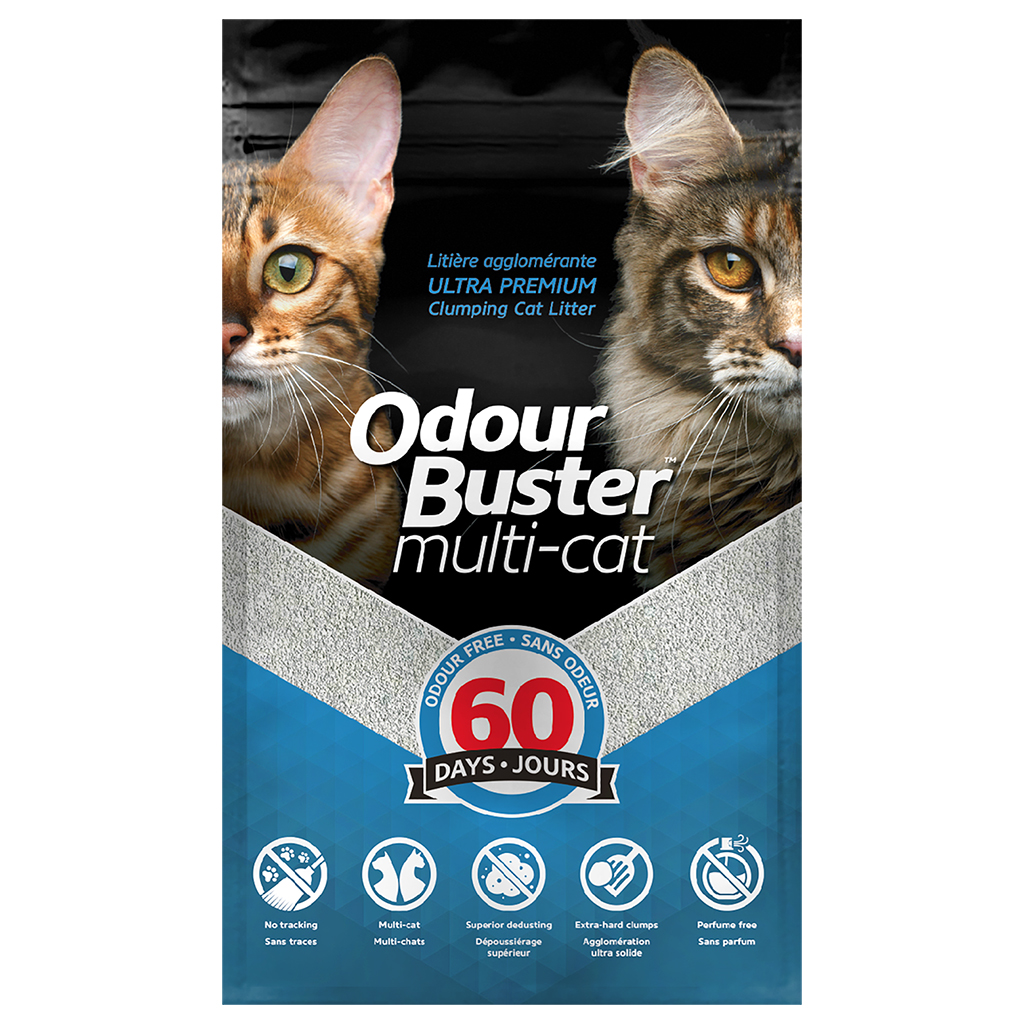 Odour Buster Multi-Cat Clumping Litter