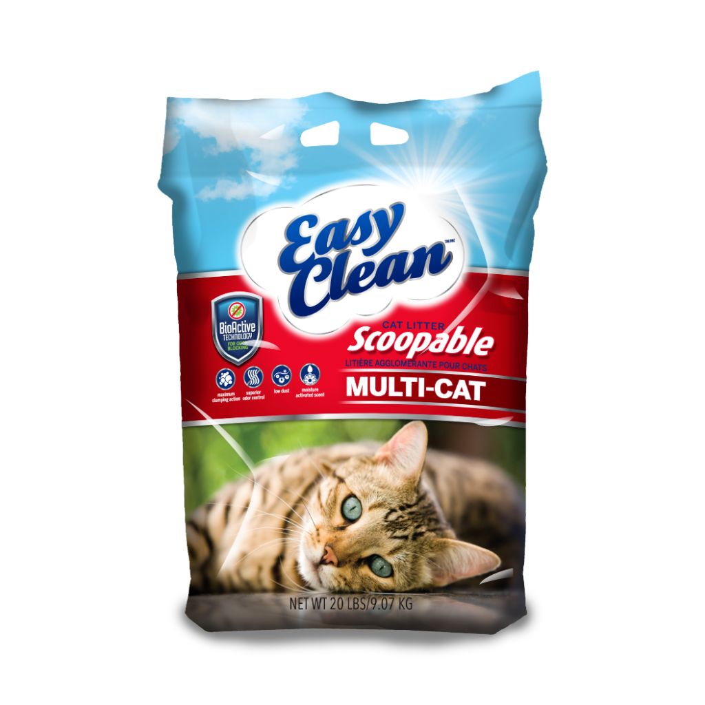 Easy Clean Multi-Cat Clumping Litter | Unscented (20lbs)
