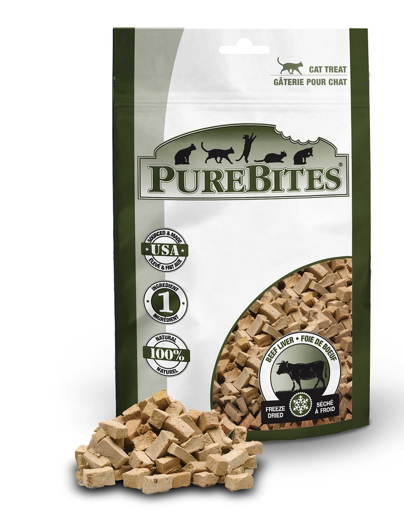 Purebites Beef Liver Freeze Dried Raw Treats | Cat (24g)