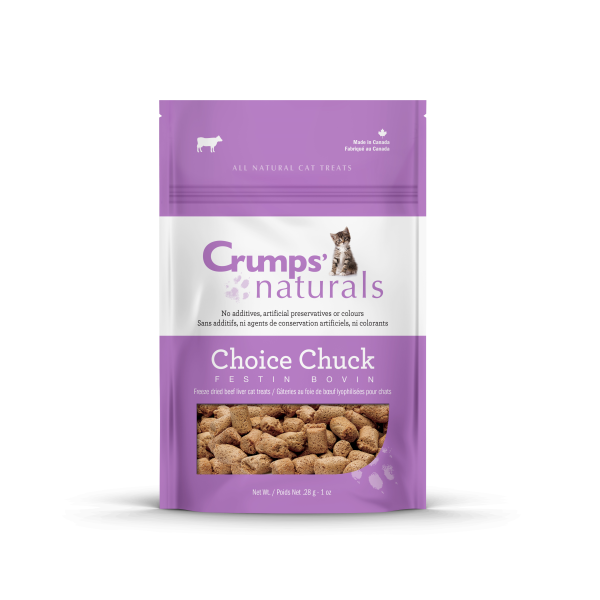 Crumps Naturals Choice Chuck Freeze Dried Treats | Cat (1oz)
