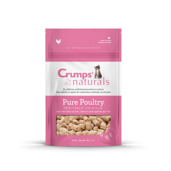 Crumps Naturals Pure Poultry Freeze Dried Treats | Cat (1oz)