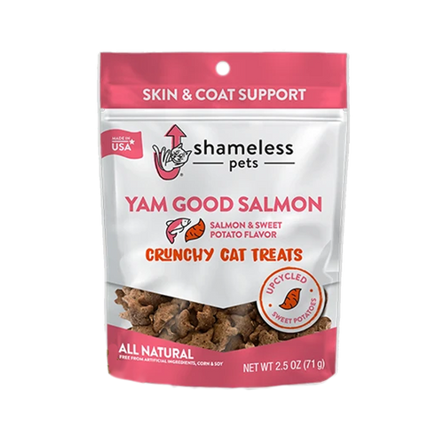 Shameless Pets Yam Good Salmon | Cat Treats (2.5oz)