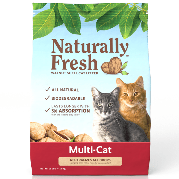Naturally Fresh Walnut Shell Cat Litter | Multi-Cat