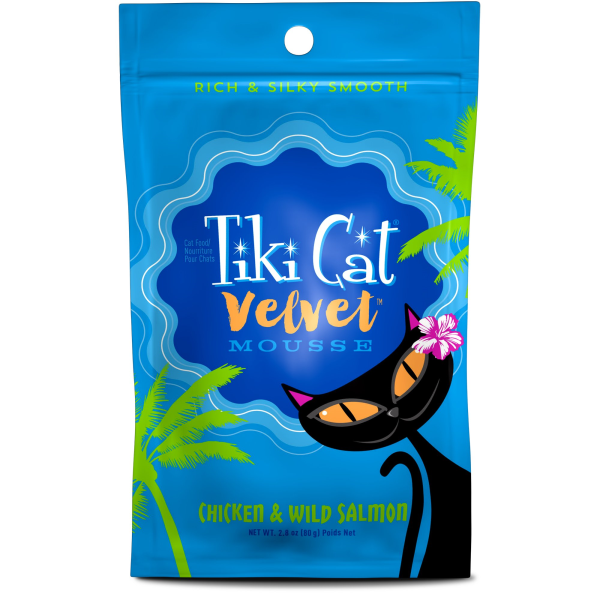 Tiki Cat Velvet Mousse Chicken &amp; Wild Salmon | Cat (2.8oz)