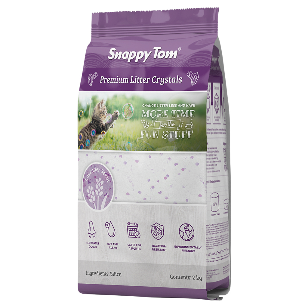 Snappy Tom Lavender Crystal Litter