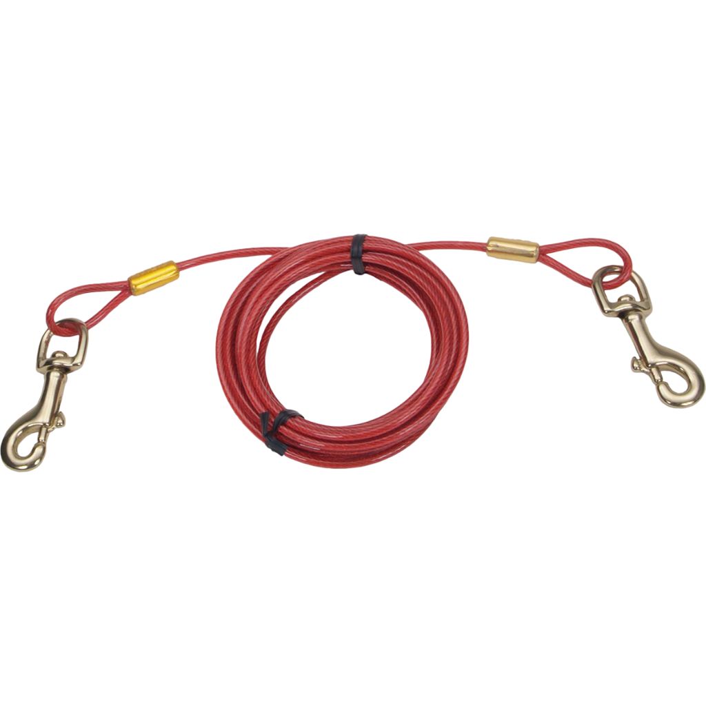 Titan Tie-Out Cable with Brass Snap (Heavy)