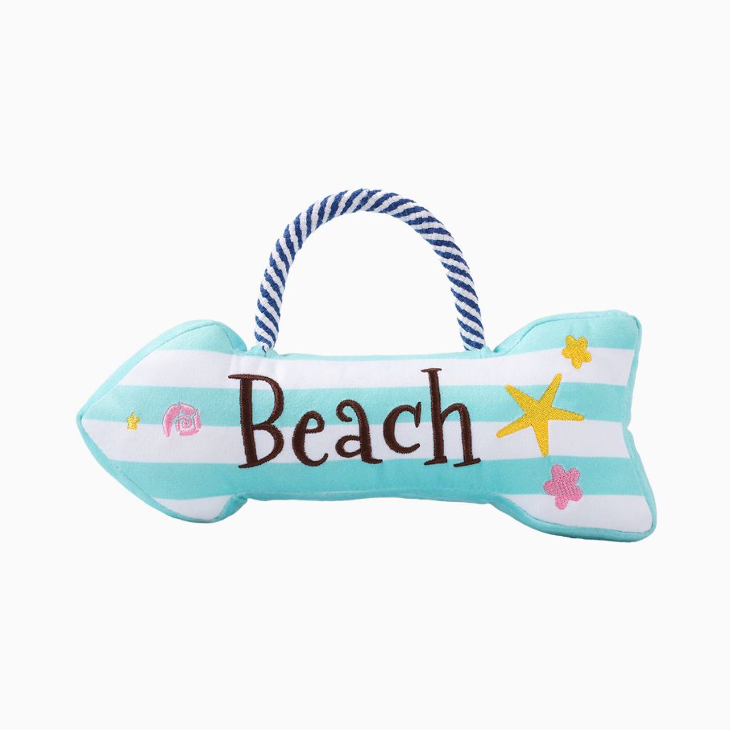 Hugsmart Beach Daze Beach Sign | Dog Toy