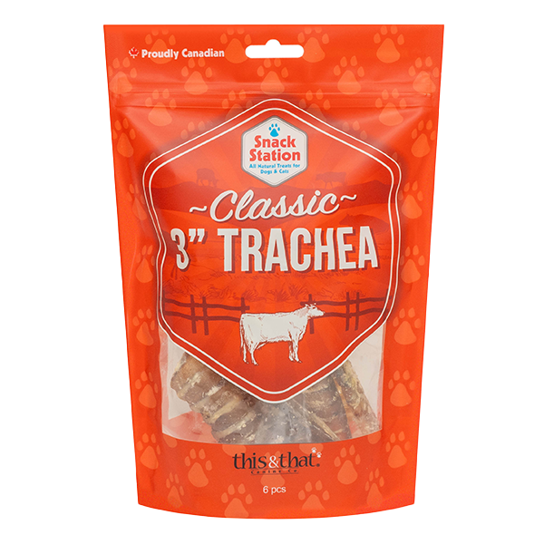 This &amp; That Snack Station 6&quot; Beef Trachea (6pk)