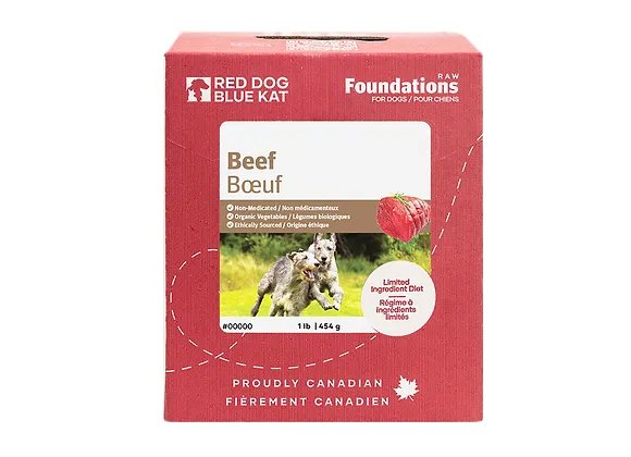 Red Dog Blue Kat Foundations Beef | Dog (4 x 1/4lb)